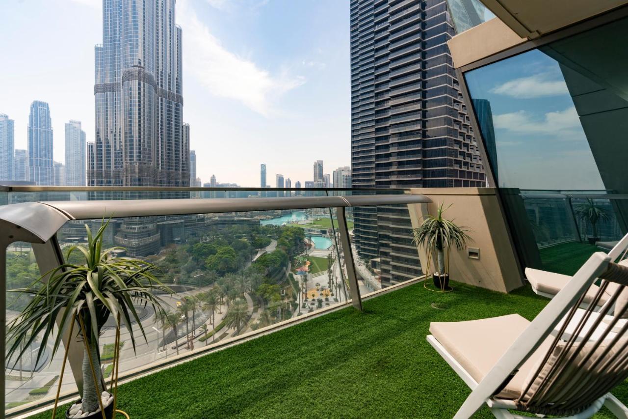 Prestige Living 1Br With Full Burj Khalifa View By Auberge Dubai Eksteriør billede